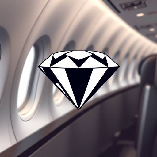 Icon of a diamond, representing luxury travel.