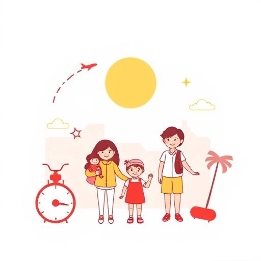 Icon of a family, representing family travel planning.